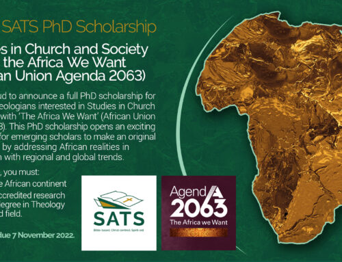 2023|SATS PhD Scholarship  Studies in Church and Society for the Africa We Want (African Union Agenda 2063)